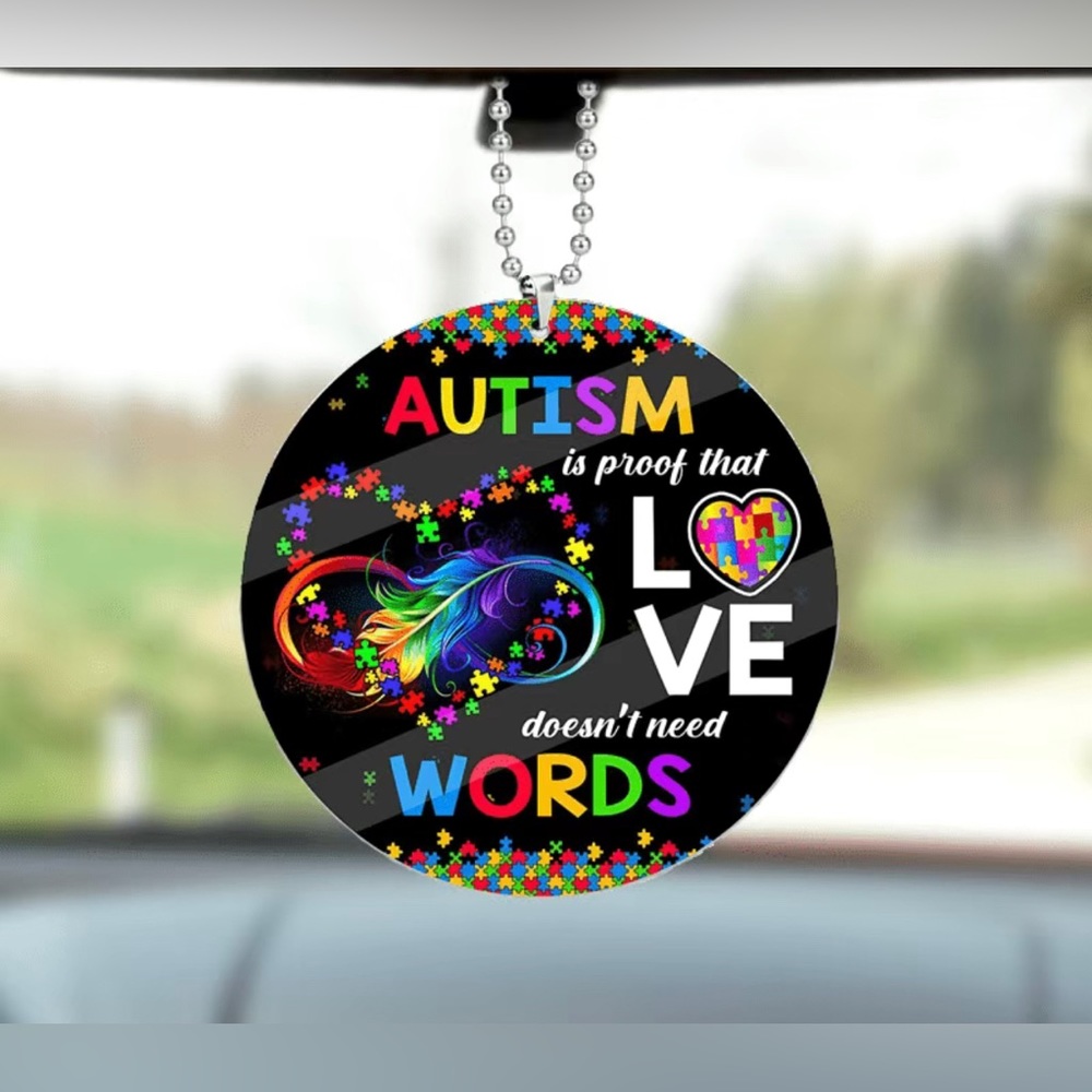 Badge to hang on mirror
